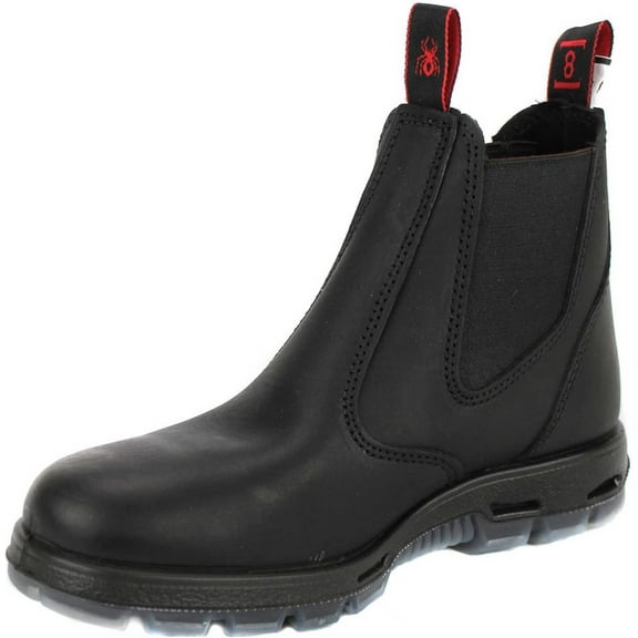 Red Back unisex-adult Work Boot 9 Black