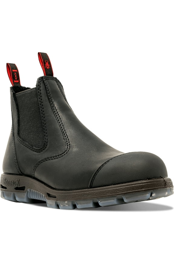 Easy Escape HD 6" Slip-On Boot w/ Scuff Cap Steel Toe Matte Black, Size: 11.5 Medium (US)