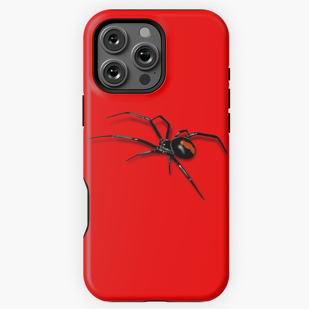 Redback Spider Black Widow Art Phone Case for iPhone 16 15 14 13 12 11 ...