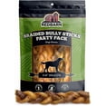 thumbnail image 1 of Redbarn All Natural 5"-8” Braided Bully Sticks for Dogs - 100% Beef Single Ingredient - 8 oz Bag, 1 of 15