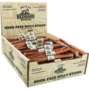 Redbarn Odor Free 7" Bully Sticks for Dogs 35-Count