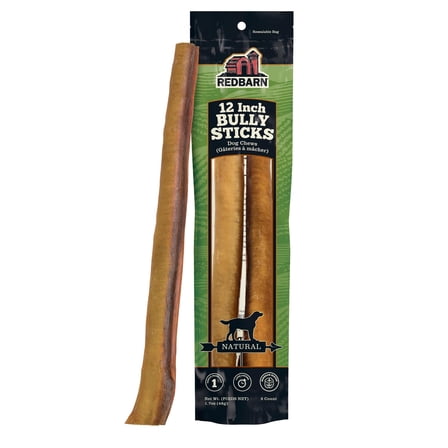 Redbarn Premium Bully Stick Dog Treat, 12", 2 Ct