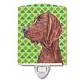 thumbnail image 1 of Redbone Coonhound Lucky Shamrock St. Patricks Day Ceramic Night Light, 1 of 1
