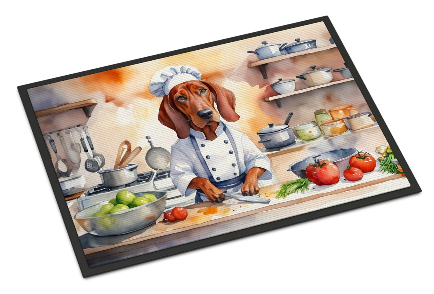 Redbone Coonhound The Chef Doormat