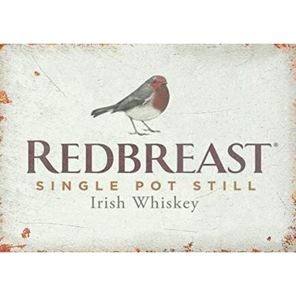 Redbreast Irish Whiskey Bar Metal Sign Retro Pub Plaque Cave Alcohol Garage Fun Party Props Plaque/Sign 8x12 inch, TinSignEUa19285