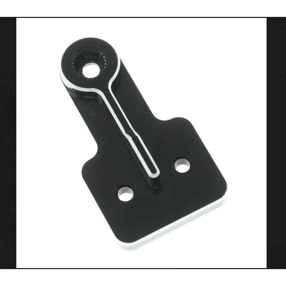 Redcat Racing RER19685 Servo Horn (25T)(Black/Silver)(Aluminum)(1pc) RDS KIT