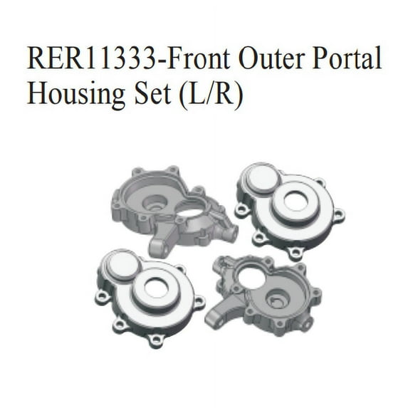Redcat Front Outer Portal Housing Set (L/R) RER11333