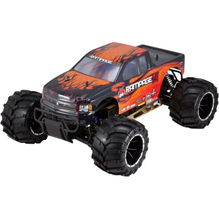 Redcat Racing Rampage MT V3 Gas Truck, Green/Flame, 1/5 Scale