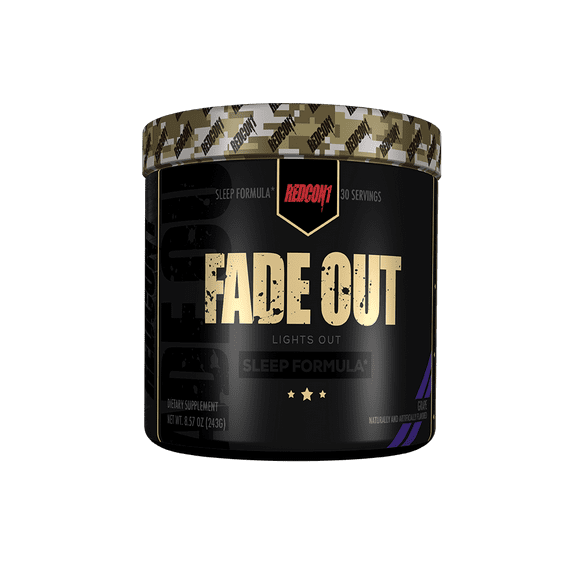 Redcon1, Fade Out, Sleep Formula, Grape, Powder, 30 Servings