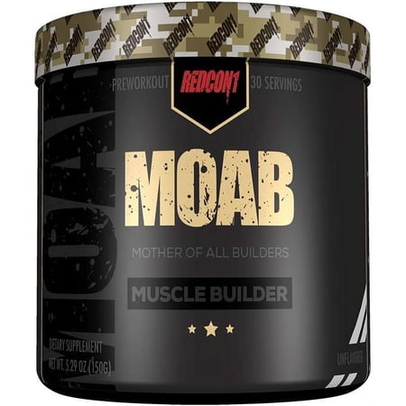 Redcon1 MOAB, Muscle Builder, Grape, Powder, 30 Servings
