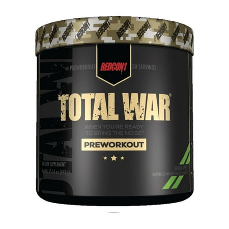 Redcon1 Total War Pre-Workout Powder, Blue Lemonade, Powder, 30 Servings