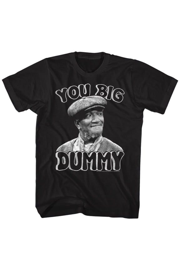 Redd Foxx Big Dummy Black Adult T-Shirt 2Xl