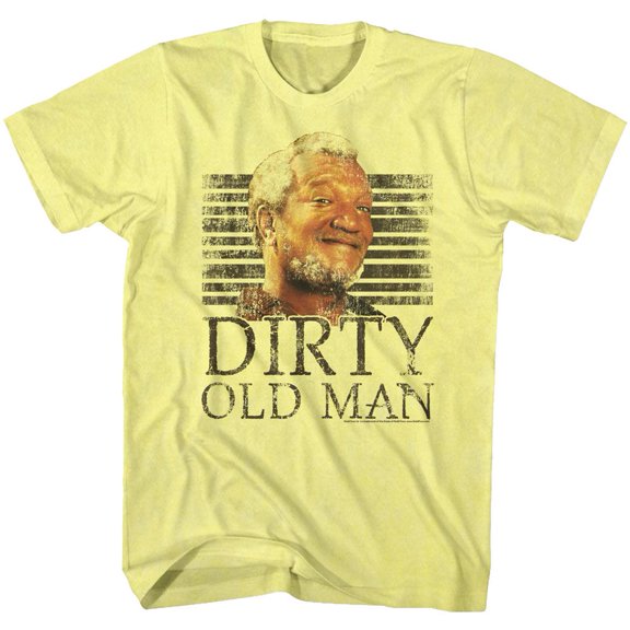 Redd Foxx Dirty Yellow Adult T-Shirt S