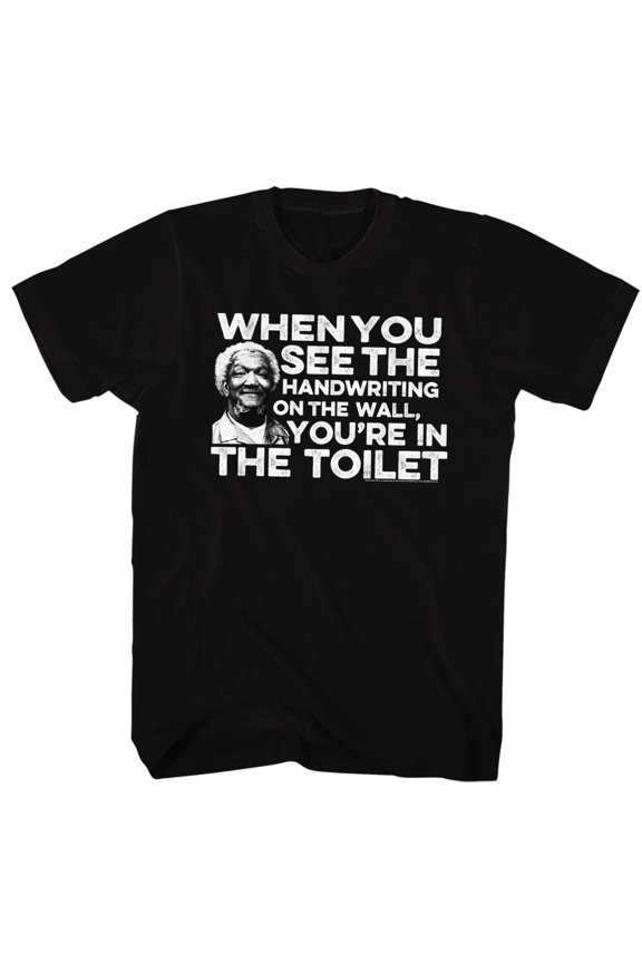 Redd Foxx Toilet Black Adult T-Shirt Xl