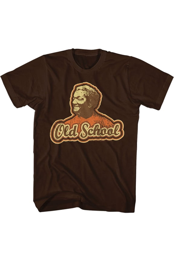Redd Foxx Old School Dark Chocolate Adult T-Shirt M