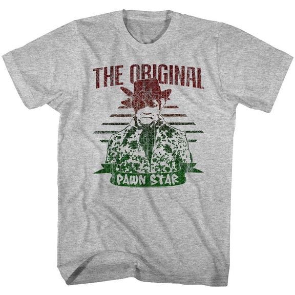 Redd Foxx Original Fade Gray Heather Adult T-Shirt M