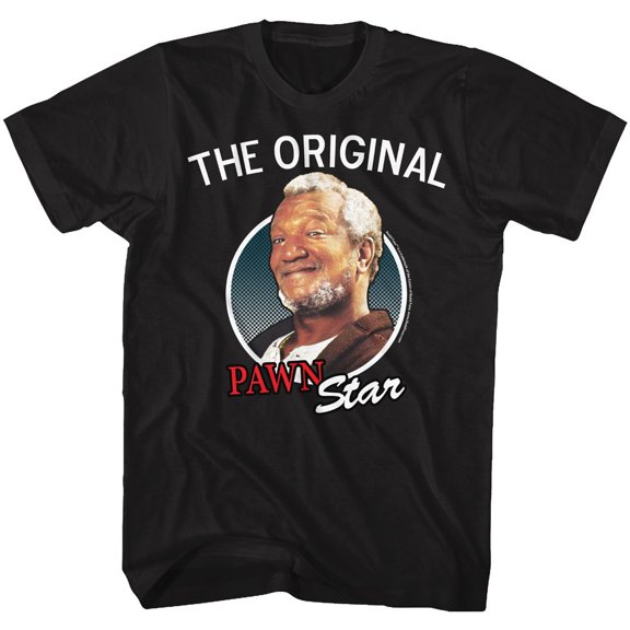 Redd Foxx Pawn Star Black Adult T-Shirt 2Xlt