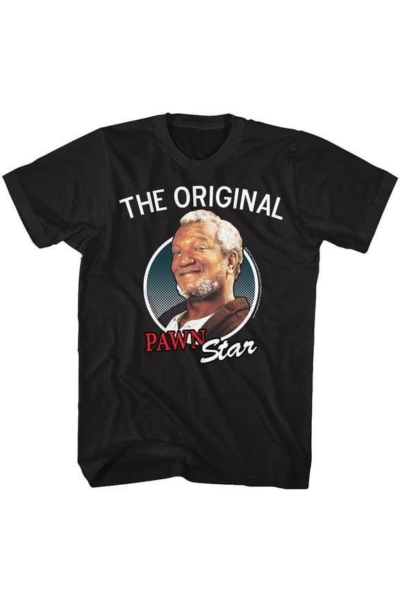 Redd Foxx Pawn Star Black Adult T-Shirt 5Xl