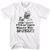 Redd Foxx Sneeze White Adult T-Shirt