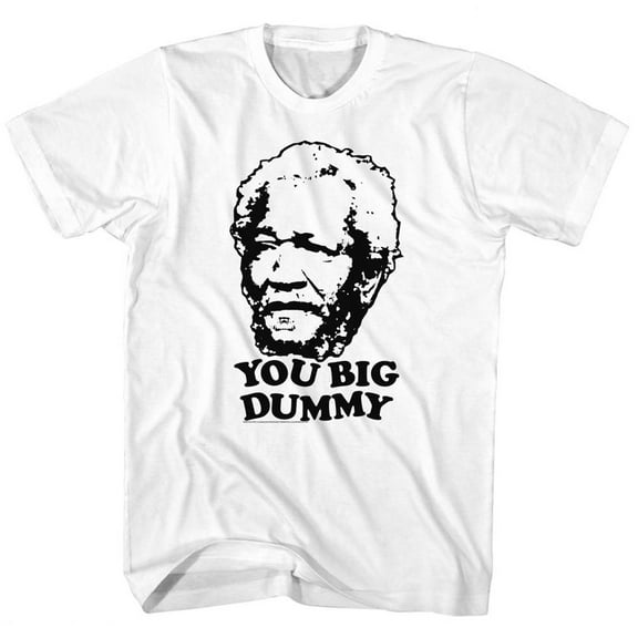 Redd Foxx So Dumb So Dumb White Adult T-Shirt 3Xl