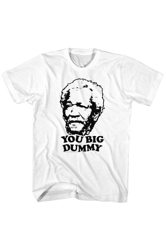 Redd Foxx So Dumb So Dumb White Adult T-Shirt S