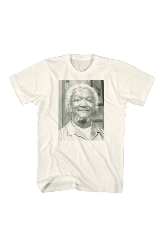 Redd Foxx Square Picture Natural Adult T-Shirt M