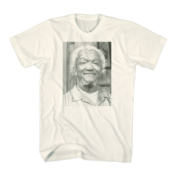 Redd Foxx Square Picture Natural Adult T-Shirt Xl