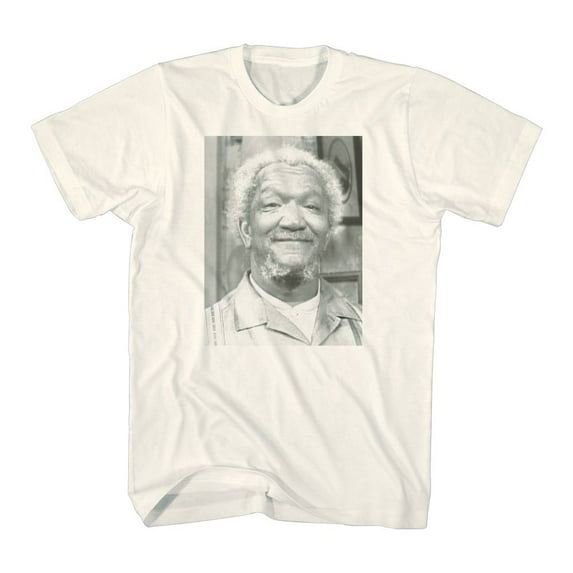 Redd Foxx Square Picture Natural Adult T-Shirt