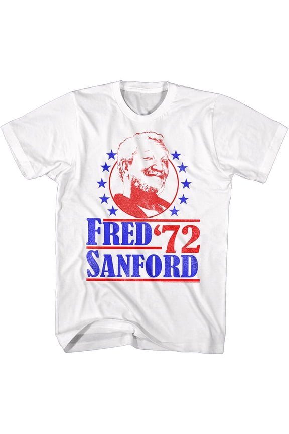 Redd Foxx Vote For Fred White Adult T-Shirt Xl