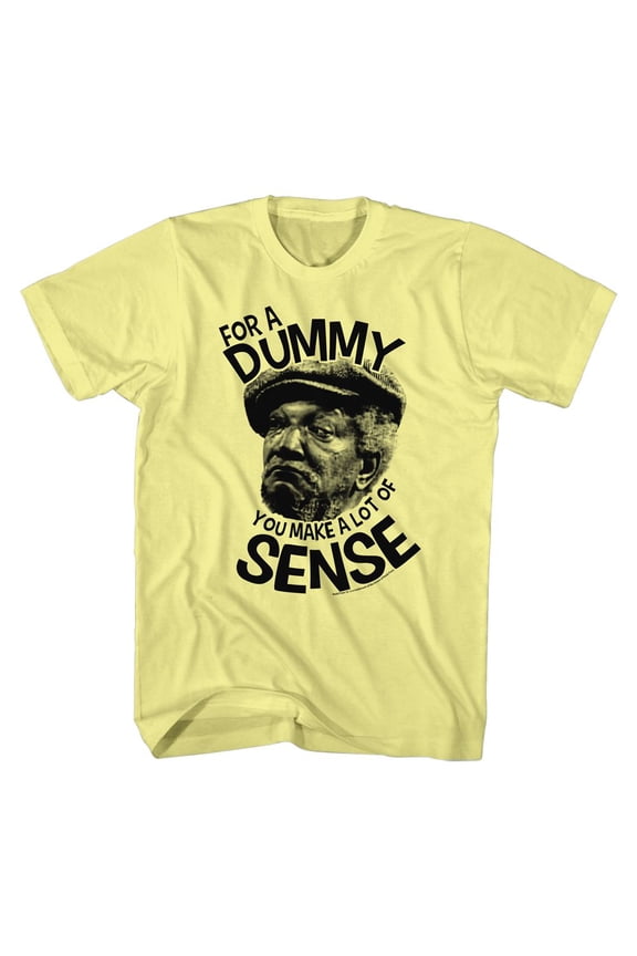 Redd Foxx You Smart Yellow Heather Adult T-Shirt