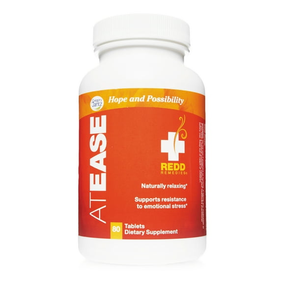 Redd Remedies - At Ease, Promotes Calm and Clarity with GABA and L-Theanine, 80 Count