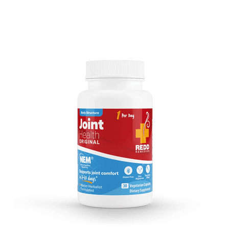 Redd Remedies, Joint Health Original, Fast-Acting Comfort with Collagen and Hyaluronic Acid,, 30 Capsules
