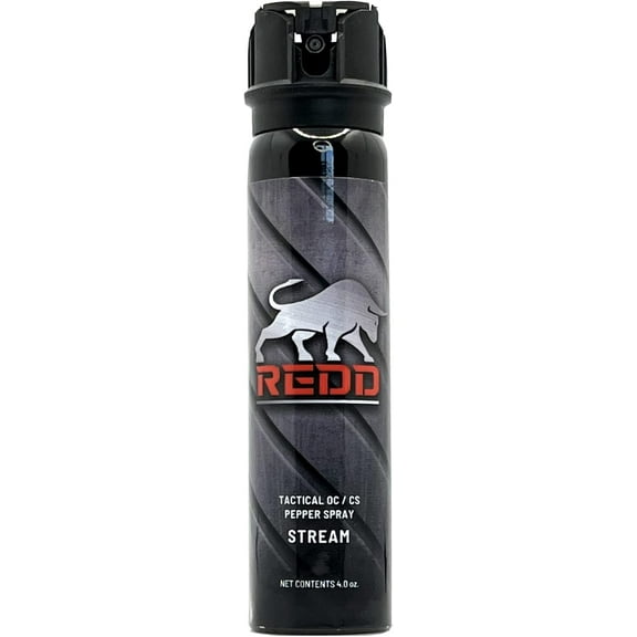 Redd, Tactical Blend OC/CS Pepper Spray - Flip Top Stream (4 oz)