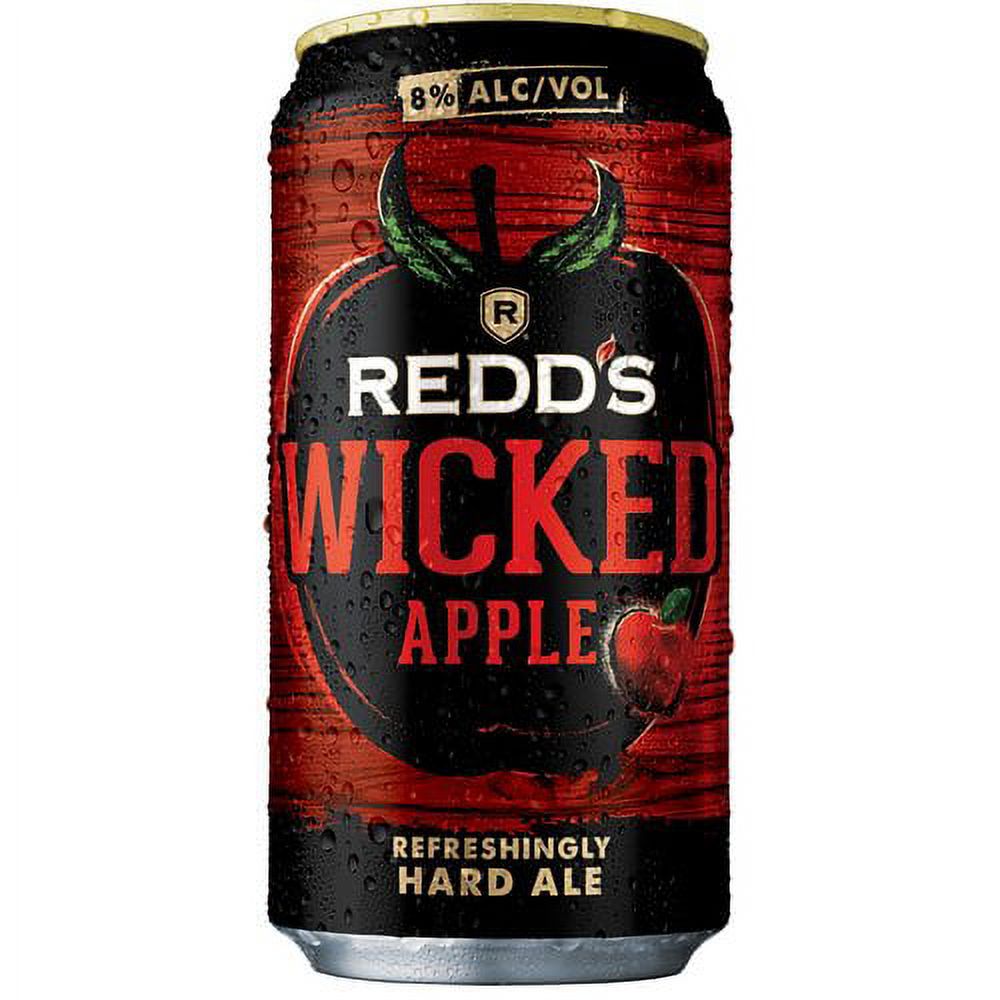 Redd's Wicked Apple Ale Beer, 10 Pack, 12 fl. oz. Cans, 8% ABV - image 1 of 2