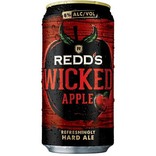 Redd's Wicked Apple Ale Beer, 10 Pack, 12 fl. oz. Cans, 8% ABV