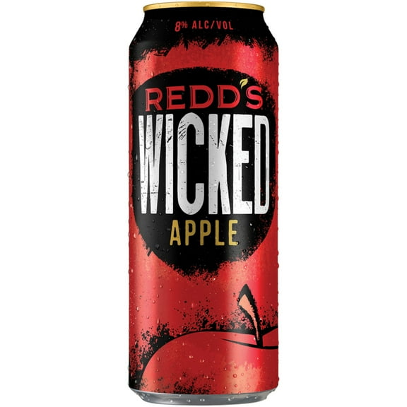Redd's Wicked Apple Ale Beer, 24 fl oz Can, 8% ABV