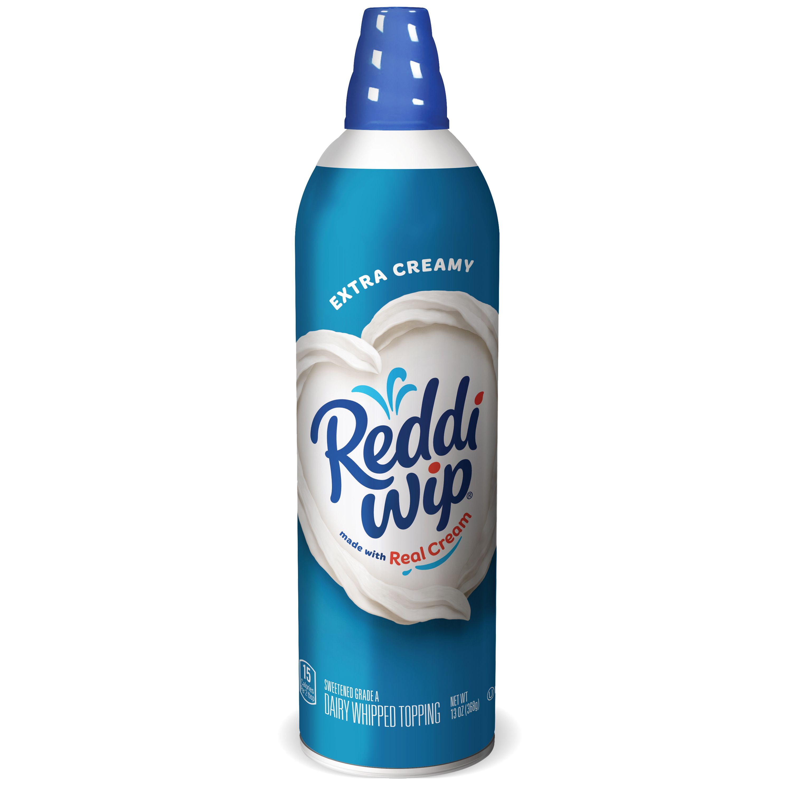 Reddi-wip Extra Creamy Whipped Topping Made with Real Cream, 13 oz Spray Can