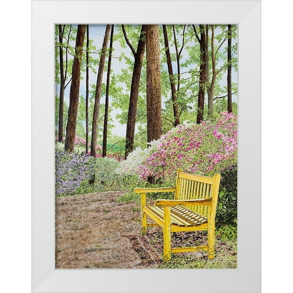Redding, James 11x14 White Modern Wood Framed Museum Art Print Titled - Nature Walks