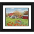 thumbnail image 1 of Redding, James 14x12 Black Ornate Wood Framed with Double Matting Museum Art Print Titled - Autumns Colors, 1 of 4
