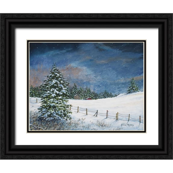 Redding, James 18x15 Black Ornate Wood Framed with Double Matting Museum Art Print Titled - Going Home