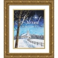 thumbnail image 1 of Redding, James 20x24 Gold Ornate Wood Framed with Double Matting Museum Art Print Titled - Blessed Church, 1 of 4