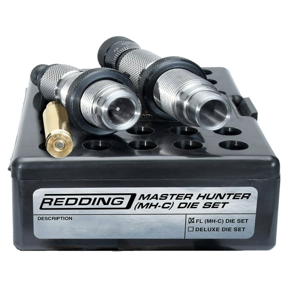 Redding Master Hunter 308 Winchester Full Length Sizing, Micrometer Bullet Seating 2 Die Set