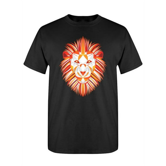 Reddish Lion Head T-Shirt Men -Image by Shutterstock, Male x-Large