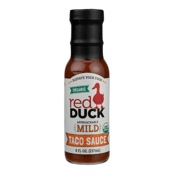 Red Duck: Organic Approachably Mild Taco Sauce, 8 Oz