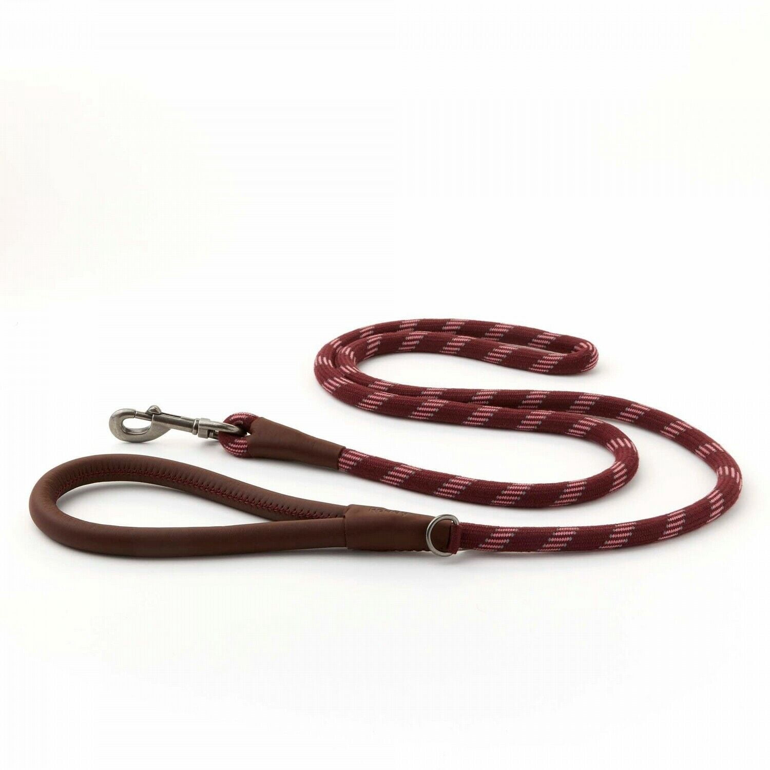Reddy Burgundy Rope Dog Leash, 6 ft.