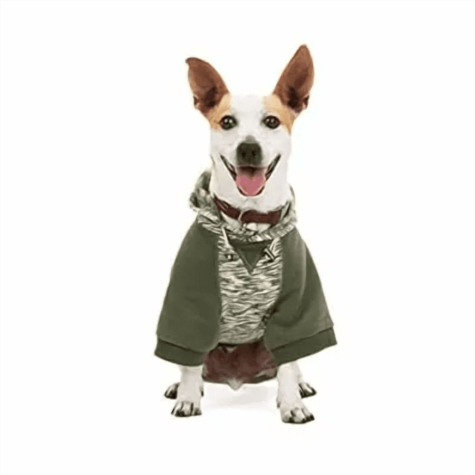 Olive Reddy Reddy Pets Olive Spacedye Dog Hoodie - XS - Walmart.com