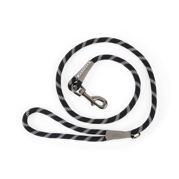 Reddy Rope Dog Leash Black 4-ft long 3/8-in wide