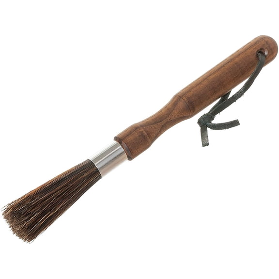 Redecker Natural Pig Bristle Espresso Maker Brush with Oiled Thermowood Handle, 8-1/8-Inches