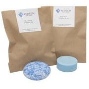 Redeem Soap Company Blue Musk Shampoo Bar and Conditioner Bar