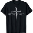 thumbnail image 1 of Redeemed Christian Bible Verse, Cross Follower Christian Tee T-Shirt, 1 of 3